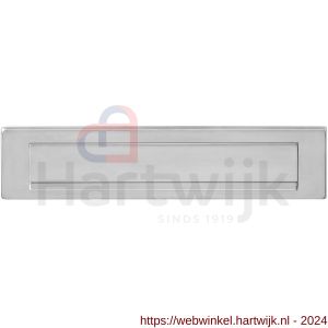 Intersteel Essentials 4000 briefplaat met klep-regenrand RVS - H26007307 - afbeelding 1