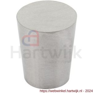 Intersteel Essentials 8510 meubelknop conisch diameter 20 mm RVS - H26007873 - afbeelding 1