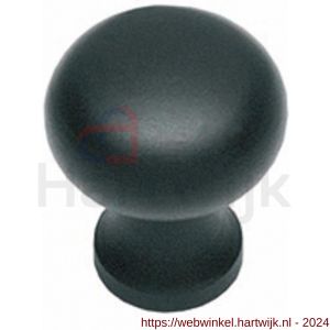 Intersteel Living 8550 meubelknop Paddenstoel 25 mm smeedijzer zwart - H26008844 - afbeelding 1