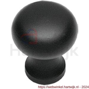 Intersteel Living 8550 meubelknop Paddenstoel 35 mm smeedijzer zwart - H26004082 - afbeelding 1