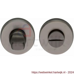 Intersteel Essentials 3224 WC-sluiting 8 mm kunststof verdekt diameter 49x7 mm PVD night - H26007619 - afbeelding 1