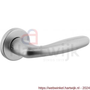 Intersteel 0072 deurkruk Sigaar en rozet met nok aluminium F1 - H26001623 - afbeelding 1