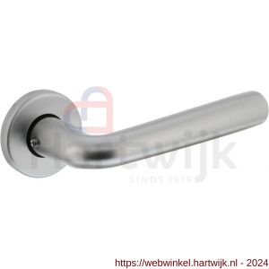 Intersteel 0074 deurkruk Conisch en rozet met nok aluminium F1 - H26001626 - afbeelding 1