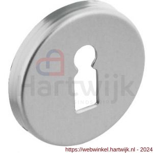 Intersteel 3090 sleutelplaatje rond verdekt aluminium F1 - H26002505 - afbeelding 1