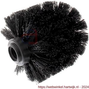 Intersteel 7626 losse WC-borstel diameter 79 mm zwart voor 0035.762622 - H26008957 - afbeelding 1