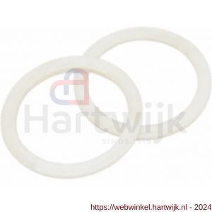Intersteel 9971 nylon ring 18 mm plat wit - H26007488 - afbeelding 1