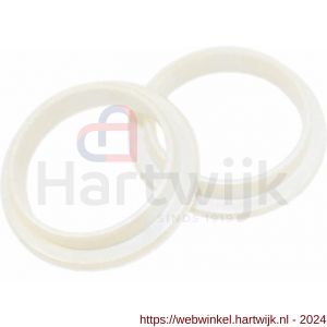 Intersteel 9972 nylon ring 20-16 mm verdikt wit - H26007490 - afbeelding 1