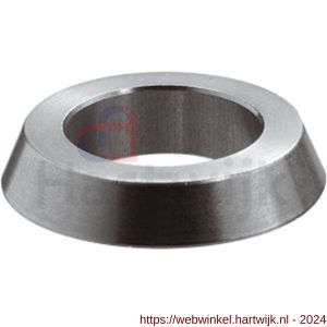 Intersteel 9973 halsring groot voor kruk diameter 23 mm basis 25 mm hoogte 5 mm RVS - H26001914 - afbeelding 1