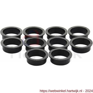 Intersteel Essentials 9970 accessoireset E 10 nylon ringen 20 mm-18 mm zwart - H26010089 - afbeelding 1
