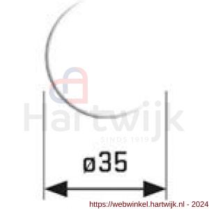 SecuCare antislip sticker rond diameter 35 mm binnen wit set 32 stuks - H50750270 - afbeelding 3