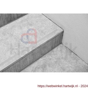 SecuCare antislip sticker langwerpig 19x600 mm binnen en buiten trap 15 treden set 15 stuks grijs - H50750275 - afbeelding 3