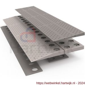 SecuCare modulaire drempelhulp set 2 84x4x33 cm met montage materiaal - H50750254 - afbeelding 2