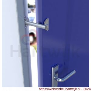 SecuMax kierstandhouder voordeur binnendraaiend SKG RVS F1 geborsteld - H50750178 - afbeelding 2