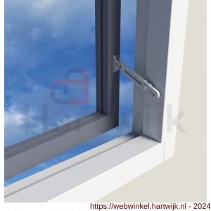 SecuMax raamuitzetter 720 buitendraaiende houten ramen RAL 9010 wit - H50750182 - afbeelding 2