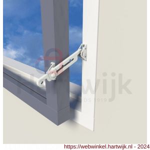 SecuMax raamuitzetter 721 binnendraaiende houten ramen RAL 9010 wit - H50750183 - afbeelding 2
