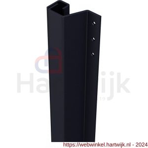 SecuStrip Plus achterdeur buitendraaiend terugligging 0-6 mm L 2115 mm RAL 7021 zwart grijs fijn structuur - H50750026 - afbeelding 1