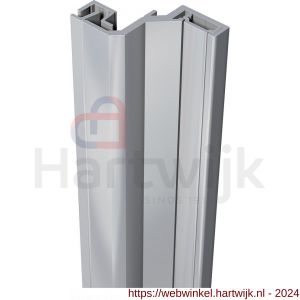 SecuStrip Style achterdeur buitendraaiend terugligging 21-23 mm L 2150 mm blank geanodiseerd - H50750086 - afbeelding 1