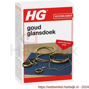 HG goud glansdoek 1 stuk - H51600041 - afbeelding 1