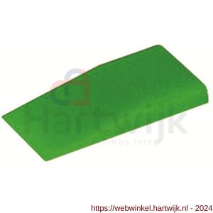 GB 340015 stelwig, groen 40 mm 23x5 mm ABS - H18000902 - afbeelding 1