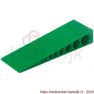 GB 340040 stelwig groen 150 mm 45x25 mm kunststof - H18000905 - afbeelding 1