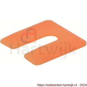 GB 34602 uitvulplaatje oranje 2 mm 50x50 mm KS kunststof doos - H18000887 - afbeelding 1