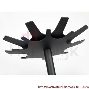 Hermeta 2258 vrijstaande garderobe kapstok Gardelux Gear zwart - H20101483 - afbeelding 4