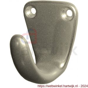 Hermeta 0551 handdoekhaak nieuw zilver - H20100655 - afbeelding 1