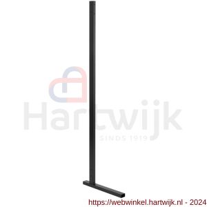 Hermeta 1332 garderobe standaard enkel 160 cm zwart - H20100546 - afbeelding 1