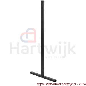 Hermeta 1335 garderobe standaard dubbel 130 cm zwart - H20100541 - afbeelding 1