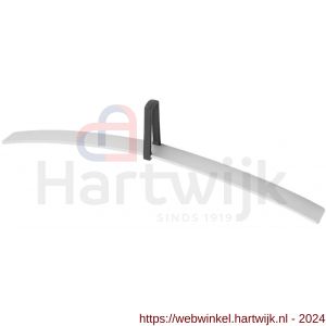 Hermeta 2400 garderobe kledinghanger Gardelux Dock zelfrichtend mat naturel-zwart - H20102242 - afbeelding 1