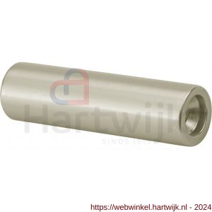 Hermeta 3531 leuninghouder zuil D=20 mm L=71 mm 2x M8 nieuw zilver EAN sticker - H20101006 - afbeelding 1