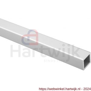 Hermeta 3650 koker doorvalbeveiliging 28x28x3,5 mm aluminium mat naturel per meter - H20100075 - afbeelding 1