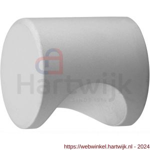 Hermeta 3732 cilinder meubelknop 25x26 mm M4 mat naturel EAN sticker - H20101780 - afbeelding 1