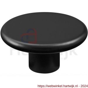 Hermeta 3755 meubelknop rond 50 mm zwart EAN sticker - H20101394 - afbeelding 1