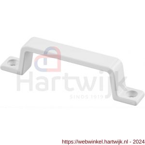 Hermeta 4200 hand- en meubelgreep 90 mm opschroevend wit EAN sticker - H20101106 - afbeelding 1