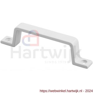 Hermeta 4201 hand- en meubelgreep 110 mm opschroevend wit EAN sticker - H20101112 - afbeelding 1