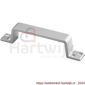 Hermeta 4203 hand- en meubelgreep 150 mm opschroevend mat naturel EAN sticker - H20101123 - afbeelding 1