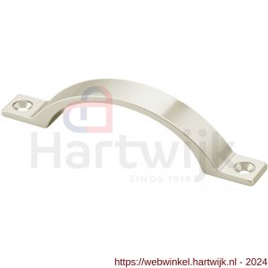 Hermeta 4221 hand- en meubelgreep 96 mm opschroevend nieuw zilver EAN sticker - H20101138 - afbeelding 1