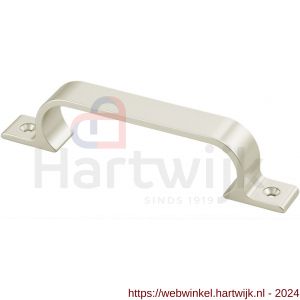 Hermeta 4232 hand- en meubelgreep 128 mm opschroevend nieuw zilver EAN sticker - H20101159 - afbeelding 1