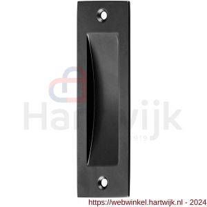 Hermeta 4556 schuifdeurkom 120x40 mm recht zwart EAN sticker - H20101400 - afbeelding 1