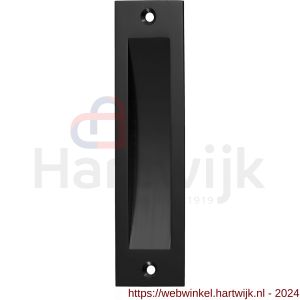 Hermeta 4558 schuifdeurkom 150x40 mm recht zwart EAN sticker - H20101976 - afbeelding 1