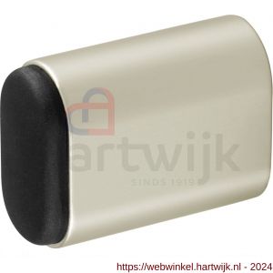 Hermeta 4702 deurbuffer ovaal 50 mm nieuw zilver - H20100093 - afbeelding 1