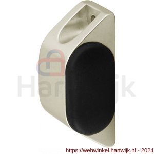 Hermeta 4750 deurbuffer 25 mm opschroevend nieuw zilver EAN sticker - H20100111 - afbeelding 1