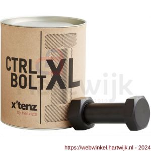 Hermeta X'Tenz X002 haak Ctrl Bolt XL handdoekhaak mat zwart - H20101750 - afbeelding 3