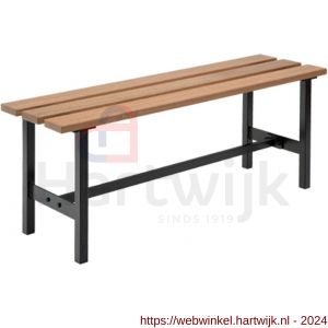 Hermeta 3007 zitbank zitdeel hout 90x25 mm meranti hardhout per meter - H20101350 - afbeelding 4
