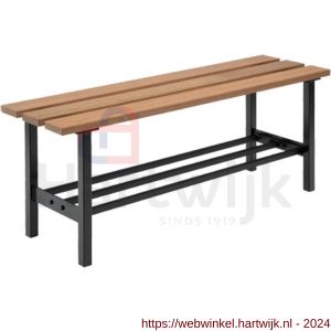 Hermeta 3007 zitbank zitdeel hout 90x25 mm meranti hardhout per meter - H20101350 - afbeelding 5