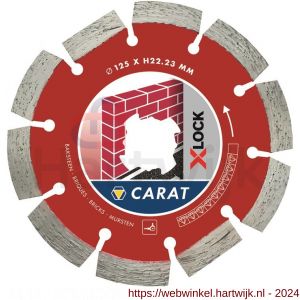 Carat diamant zaagblad CA X-Lock 125x22,23 mm baksteen - H32600737 - afbeelding 2