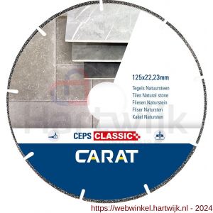 Carat Galvano diamant zaagblad CEPS Classic 180x22,23 mm natuursteen en kunststoffen - H32600484 - afbeelding 1