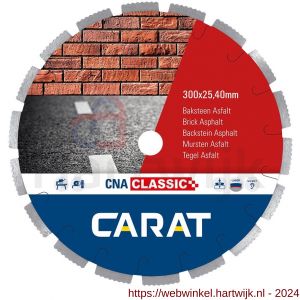 Carat diamant zaagblad CNA Classic 300x25,40 mm baksteen en asfalt - H32600357 - afbeelding 1
