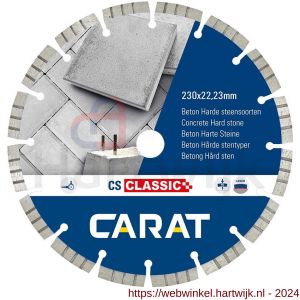 Carat diamant zaagblad CS Classic 230x22,23 mm beton en harde materialen - H32600496 - afbeelding 1